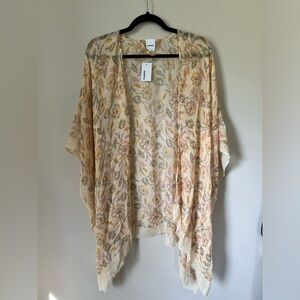 NWT Sonoma Floral Cover Up O/S Woman’s